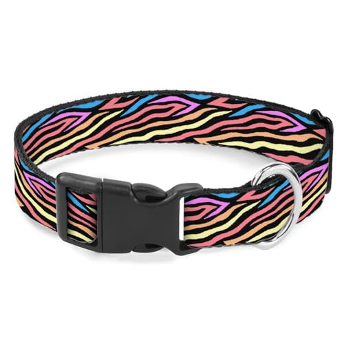 Hundehalsband mit Regenbogenstreifen, Neonfarben, weich, für kleine, mittelgroße und große Rassen, Hunde, Katzen, Welpen, Kätzchen, Terrier Hundehalsband mit Regenbogenstreifen, Neonfarben, weich, für kleine, mittelgroße und große Rassen, Hunde, Katzen, Welpen, Kätzchen, Terrier von Raguepo
