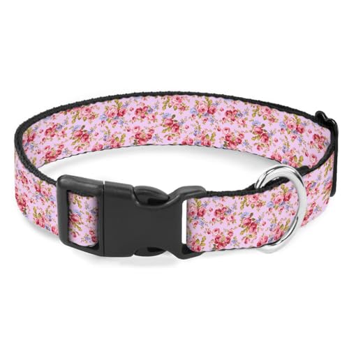 Hundehalsband mit rosa Rose, Haustier-Umhängeband für kleine, mittelgroße und große Hunde, weiche, verstellbare Schnalle Hundehalsband mit rosa Rose, Haustier-Umhängeband für kleine, mittelgroße und große Hunde, weiche, verstellbare Schnalle von Raguepo