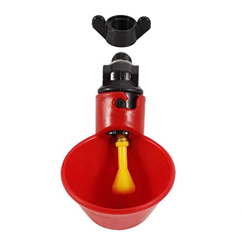 Automatischer Tränke , 5 Stück , leichter Wasser Trinkspender , automatische Bewässerung für Geflügel (feste Schraubschale) von Raguso