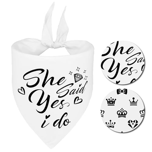 Raisingwell Hundehalstücher für Hochzeit und Verlobung, Größe XL, 1 Stück Raisingwell Hundehalstücher für Hochzeit und Verlobung, Größe XL, 1 Stück von Raisingwell