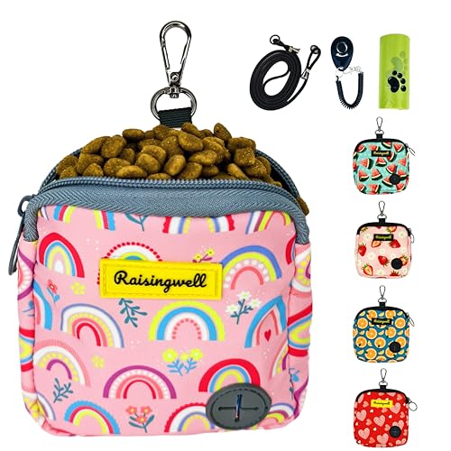 Raisingwell Hundetrainingstasche mit Reißverschluss (Regenbogen) von Raisingwell