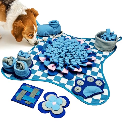 Rasingwell Schnüffelmatte für Hunde und Katzen, mit Bäckerei-Thema, Schnüffelmatte, 80,8 x 42,9 cm, für große Rassen, interaktives Hunde-Puzzle-Spielzeug und Anreicherungsspielzeug für Hunde, Rasingwell Schnüffelmatte für Hunde und Katzen, mit Bäckerei-Thema, Schnüffelmatte, 80,8 x 42,9 cm, für große Rassen, interaktives Hunde-Puzzle-Spielzeug und Anreicherungsspielzeug für Hunde, von Raisingwell