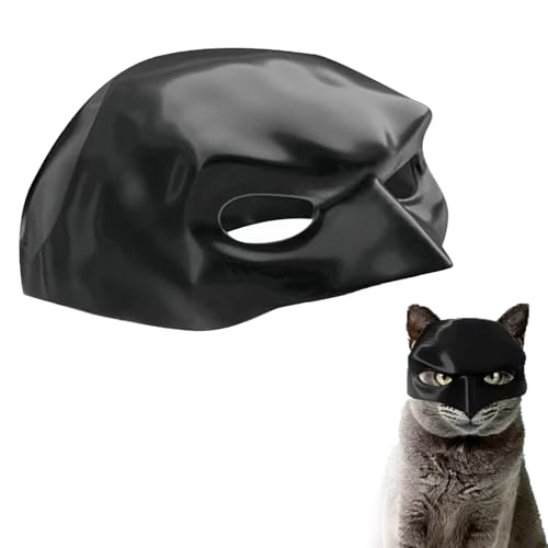 Batcat Maske, Bat Maske für Katzen, Lrkostüm für Halloween oder Alltäglichen Spaß (11 cm) von Rakiuty