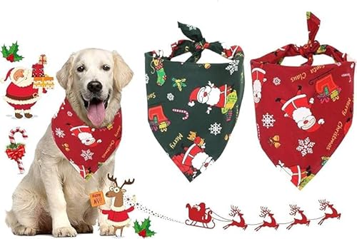 Hundehalstuch,Weihnachts-Haustier-Schal,2 Stück Hund Weihnachten Halstuch,Weihnachten Halstuch Hund Kopftücher,Hundehalstuch Weihnachten,Weihnachts-Hundehalstuch,Hundehalstuch Weihnachten Geschenk Hundehalstuch,Weihnachts-Haustier-Schal,2 Stück Hund Weihnachten Halstuch,Weihnachten Halstuch Hund Kopftücher,Hundehalstuch Weihnachten,Weihnachts-Hundehalstuch,Hundehalstuch Weihnachten Geschenk von Rakiuty