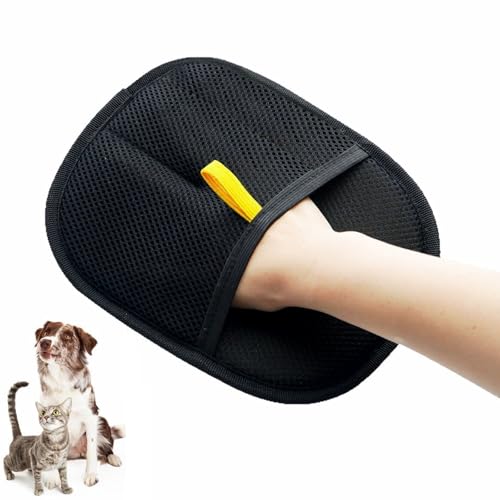 Rakiuty Fellpflege-Handschuhe für Hunde, statische Entfernungshandschuhe, wiederverwendbar, Tierhaarentferner, für Hunde und Katzen, Waschen und Enthaaren Rakiuty Fellpflege-Handschuhe für Hunde, statische Entfernungshandschuhe, wiederverwendbar, Tierhaarentferner, für Hunde und Katzen, Waschen und Enthaaren von Rakiuty
