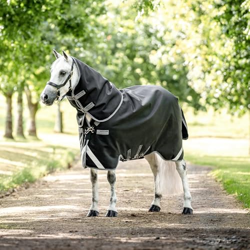 Rambo Supreme 1680D Vari-Layer Weidedecke, 450 g, Schwarz/Thunderstorm Grey, 205,7 cm von Rambo