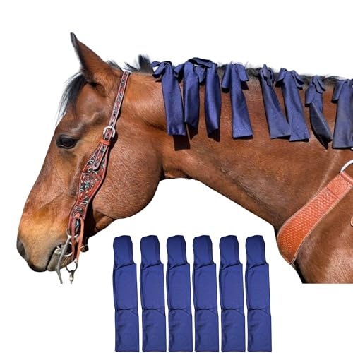 Ranch Hand Pferdemähne Taschen - Schützen Pferdemähne vor Wind, Sonne & Schlamm - Verhindert Verwicklungen, Reiben und Bruch - Hergestellt aus Lycra und Nylon - Einfach zu bedienen und waschbar - 6er Ranch Hand Pferdemähne Taschen - Schützen Pferdemähne vor Wind, Sonne & Schlamm - Verhindert Verwicklungen, Reiben und Bruch - Hergestellt aus Lycra und Nylon - Einfach zu bedienen und waschbar - 6er von Ranch Hand Store