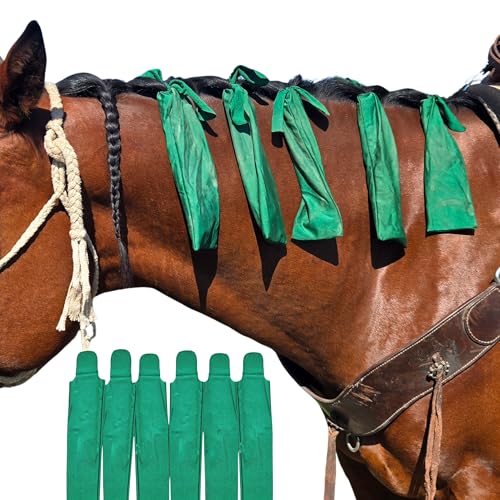 Ranch Hand Pferdemähne Taschen - Schützen Pferdemähne vor Wind, Sonne & Schlamm - Verhindert Verwicklungen, Reiben und Bruch - Hergestellt aus Lycra und Nylon - Einfach zu bedienen und waschbar - 6er von Ranch Hand Store