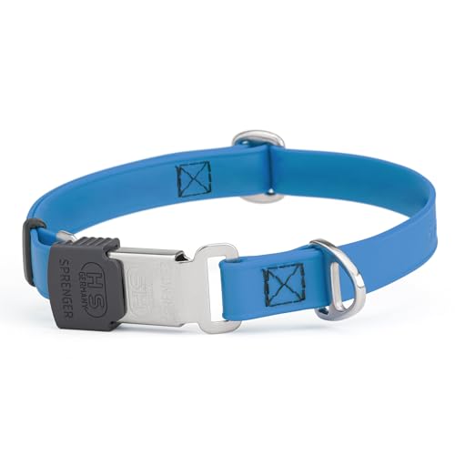 Randstark Biothane Hundehalsband, wasserdicht, langlebig, mit Herm Sprenger, ClicLock-Schnellverschluss-Schnalle, passend für mittelgroße und große Hunde, hergestellt in den USA, Cerulean Blue, B 1,9 Randstark Biothane Hundehalsband, wasserdicht, langlebig, mit Herm Sprenger, ClicLock-Schnellverschluss-Schnalle, passend für mittelgroße und große Hunde, hergestellt in den USA, Cerulean Blue, B 1,9 von RandStark