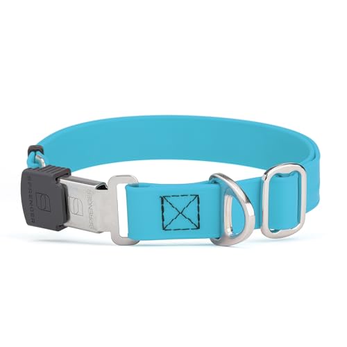 Randstark Biothane Hundehalsband, wasserdicht, langlebig, mit Herm Sprenger, Schnellverschluss-ClicLock-Schnalle, passend für mittelgroße und große Hunde, hergestellt in den USA, Himmelblau, B 2,5 cm Randstark Biothane Hundehalsband, wasserdicht, langlebig, mit Herm Sprenger, Schnellverschluss-ClicLock-Schnalle, passend für mittelgroße und große Hunde, hergestellt in den USA, Himmelblau, B 2,5 cm von RandStark