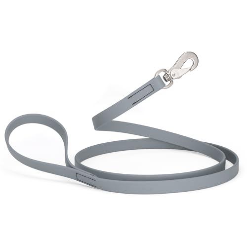 Randstark Biothane wasserdichte und langlebige Hundeleine mit Herm Sprenger Edelstahl-Karabinerhaken, 1,8 m, für mittelgroße und große Hunde, hergestellt in den USA, Battleship Grey, B 1,6 cm x L 1,8 Randstark Biothane wasserdichte und langlebige Hundeleine mit Herm Sprenger Edelstahl-Karabinerhaken, 1,8 m, für mittelgroße und große Hunde, hergestellt in den USA, Battleship Grey, B 1,6 cm x L 1,8 von RandStark