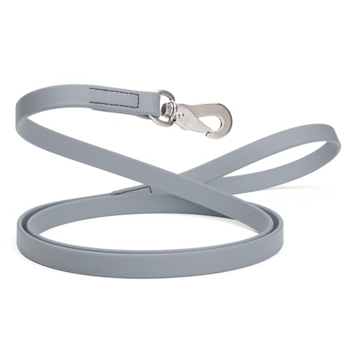 Randstark Biothane wasserdichte und langlebige Hundeleine mit Herm Sprenger Edelstahl-Karabinerhaken, 1,8 m, für mittelgroße und große Hunde, hergestellt in den USA, Battleship Grey, B 1,9 cm x L 1,8 Randstark Biothane wasserdichte und langlebige Hundeleine mit Herm Sprenger Edelstahl-Karabinerhaken, 1,8 m, für mittelgroße und große Hunde, hergestellt in den USA, Battleship Grey, B 1,9 cm x L 1,8 von RandStark