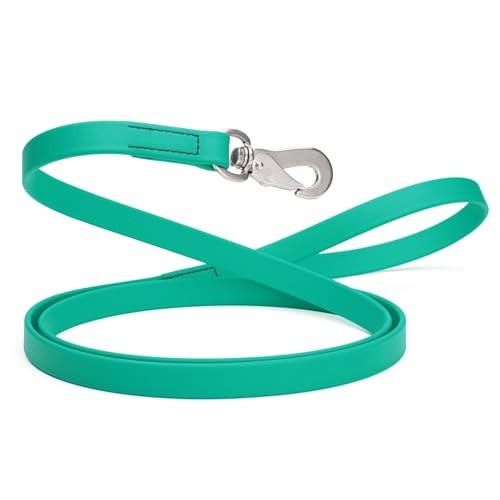 Randstark Biothane wasserdichte und langlebige Hundeleine mit Herm Sprenger Edelstahl-Karabinerhaken, 1,8 m, für mittelgroße und große Hunde, hergestellt in den USA, Blaugrün, B 1,9 cm x L 1,8 m Randstark Biothane wasserdichte und langlebige Hundeleine mit Herm Sprenger Edelstahl-Karabinerhaken, 1,8 m, für mittelgroße und große Hunde, hergestellt in den USA, Blaugrün, B 1,9 cm x L 1,8 m von RandStark