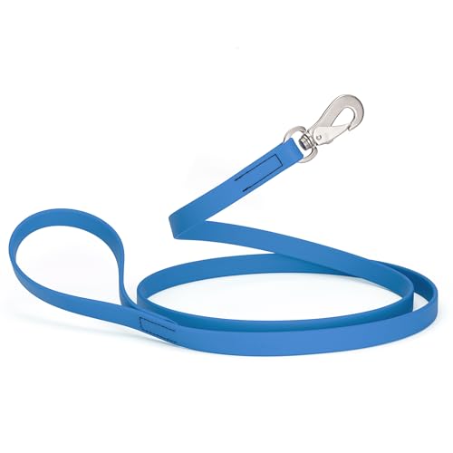 Randstark Biothane wasserdichte und langlebige Hundeleine mit Herm Sprenger Edelstahl-Karabinerhaken, 1,8 m, für mittelgroße und große Hunde, hergestellt in den USA, Cerulean Blue, B 1,6 cm x L 1,8 m Randstark Biothane wasserdichte und langlebige Hundeleine mit Herm Sprenger Edelstahl-Karabinerhaken, 1,8 m, für mittelgroße und große Hunde, hergestellt in den USA, Cerulean Blue, B 1,6 cm x L 1,8 m von RandStark