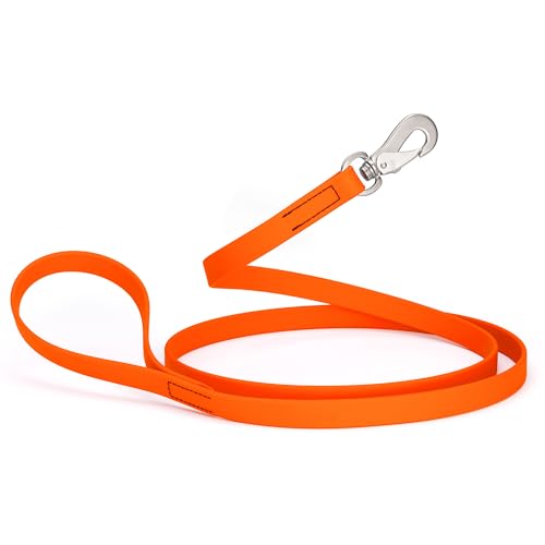 Randstark Biothane wasserdichte und langlebige Hundeleine mit Herm Sprenger Edelstahl-Karabinerhaken, 1,8 m, für mittelgroße und große Hunde, hergestellt in den USA, Jägerorange, B 1,6 cm x L 1,8 m Randstark Biothane wasserdichte und langlebige Hundeleine mit Herm Sprenger Edelstahl-Karabinerhaken, 1,8 m, für mittelgroße und große Hunde, hergestellt in den USA, Jägerorange, B 1,6 cm x L 1,8 m von RandStark