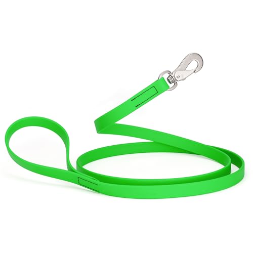 Randstark Biothane wasserdichte und langlebige Hundeleine mit Herm Sprenger Edelstahl-Karabinerhaken, 1,8 m, für mittelgroße und große Hunde, hergestellt in den USA, tropisches Grün, B 1,6 cm x L 1,8 Randstark Biothane wasserdichte und langlebige Hundeleine mit Herm Sprenger Edelstahl-Karabinerhaken, 1,8 m, für mittelgroße und große Hunde, hergestellt in den USA, tropisches Grün, B 1,6 cm x L 1,8 von RandStark