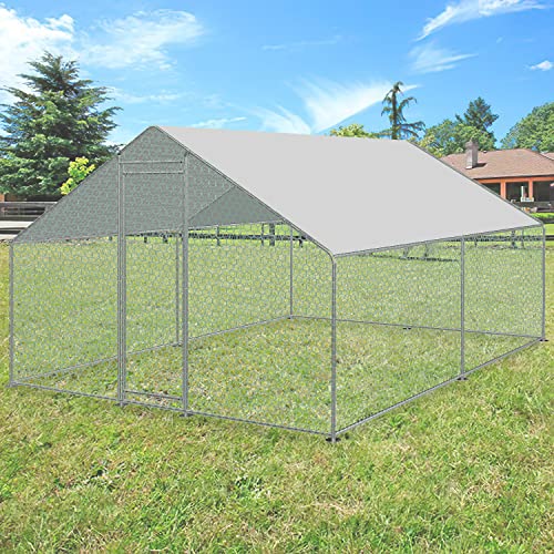 Randaco 3x3x2m Hühnerstall, Metall Freilaufgehege Freigehege, Hühnerkäfig Kleintierstall Voliere mit Dachplane, Heimtiergehege für Hühner Geflügel Kleintiere Randaco 3x3x2m Hühnerstall, Metall Freilaufgehege Freigehege, Hühnerkäfig Kleintierstall Voliere mit Dachplane, Heimtiergehege für Hühner Geflügel Kleintiere von Randaco