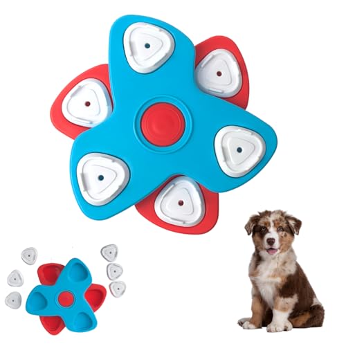 Rangebow Pets Interaktiver Hunde-Slow-Feeder, 2-lagiges Puzzle-Spielzeug, Gehirnstimulation und IQ-Verbesserung für alle kleinen, mittleren und großen Hunderassen, Unterhaltungs-Leckerli-Spielzeug Rangebow Pets Interaktiver Hunde-Slow-Feeder, 2-lagiges Puzzle-Spielzeug, Gehirnstimulation und IQ-Verbesserung für alle kleinen, mittleren und großen Hunderassen, Unterhaltungs-Leckerli-Spielzeug von Rangebow