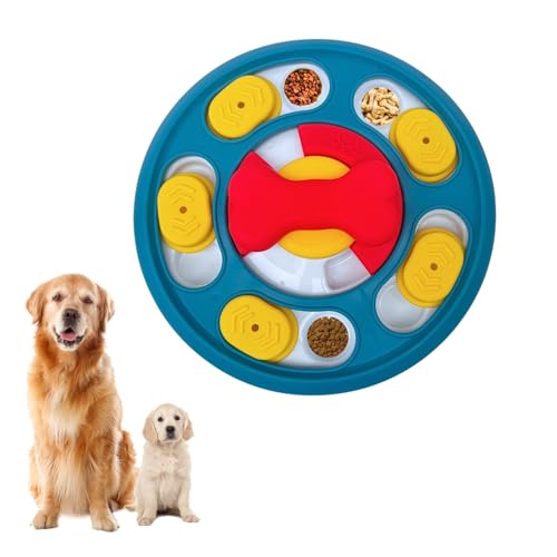 Rangebow Pets Interaktives Hunde-Puzzlespielzeug zur Verbesserung des IQ und der Gehirnstimulation langsamer Futterspender für alle Rassen Unterhaltungsspielzeug für Hundeleckerlis als Geschenk (blau) Rangebow Pets Interaktives Hunde-Puzzlespielzeug zur Verbesserung des IQ und der Gehirnstimulation langsamer Futterspender für alle Rassen Unterhaltungsspielzeug für Hundeleckerlis als Geschenk (blau) von Rangebow