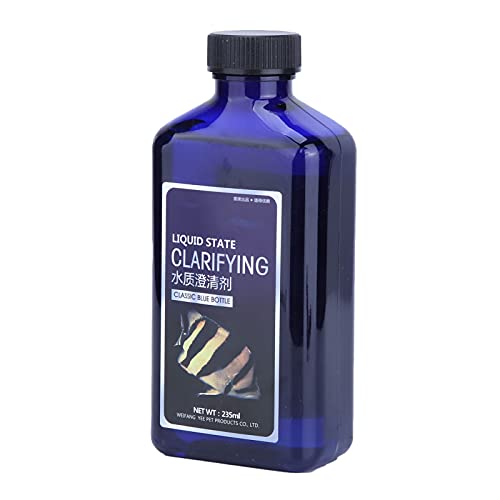 Rankomu Aquarium-Wasserklärer, 235 ml, Süßwasserstabilisierendes Reinigungsmittel, Aquarium-Wasserklärer für Aquarien, Zubehör von Rankomu