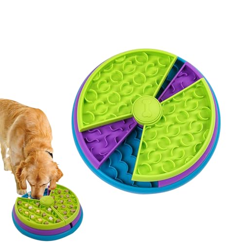 Anti Schling Napf Hund 3 Stufen, Slow Feeder Gegen Schlingen & Blähungen, Puzzle Feeder Hund, Haustier-Puzzle-Futterspender, Hunde Behandeln Spender Spielzeug Langsamer Feeder von Ranley