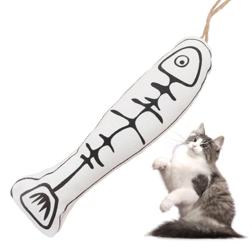 Fisch-Katzenspielzeug, Fischspielzeug für Katzen - Weicher Katzenminzefisch mit Rassel,Interaktives Katzenspielzeug, bissfestes Katzen-Kauspielzeug, Katzenzubehör für Tierhandlung, Zuhause, Fisch-Katzenspielzeug, Fischspielzeug für Katzen - Weicher Katzenminzefisch mit Rassel,Interaktives Katzenspielzeug, bissfestes Katzen-Kauspielzeug, Katzenzubehör für Tierhandlung, Zuhause, von Ranley