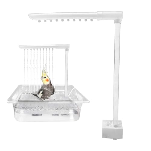 Praktisches Automatisches Haustierpool -Spielzeug, Käfigvogelbadbrunnen Mit Duschkopf, Hängende Vogelbaddusche, Automatischer Käfig Vogelbad, Bequemes Automatisches Haustierpool -Spielzeug von Ranley