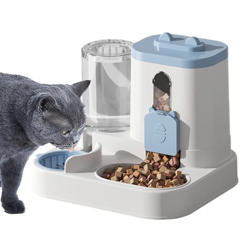 Ranley Automatischer Futterautomat für Hunde | Futterautomat Mit Trinkwasserspender Für Katzen,Stationärer Wasserspender Und Futternapf Für Kleine Und Mittelgroße Hunde Katzen Für Haus Ranley Automatischer Futterautomat für Hunde | Futterautomat Mit Trinkwasserspender Für Katzen,Stationärer Wasserspender Und Futternapf Für Kleine Und Mittelgroße Hunde Katzen Für Haus von Ranley