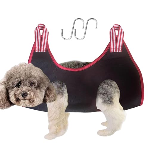 Ranley Hundehängematte zum Krallenschneiden - Entspannungs-Haustierpflege-Sling-,Hunde-Entspannungs-Pflege, atmungsaktive Katzenhängematte zum Krallenschneiden von Ranley