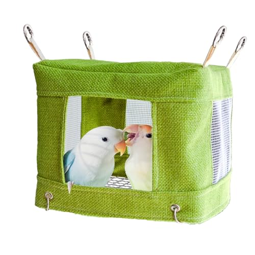 Ranley Vogelhaus Für Käfig | Papageiennest,Schlafzelt Mit Atmungsaktivem Bodennetz Zur Ruhe Und Zucht Für Nymphensittich Kanarienvogel Sittich Fink Ranley Vogelhaus Für Käfig | Papageiennest,Schlafzelt Mit Atmungsaktivem Bodennetz Zur Ruhe Und Zucht Für Nymphensittich Kanarienvogel Sittich Fink von Ranley