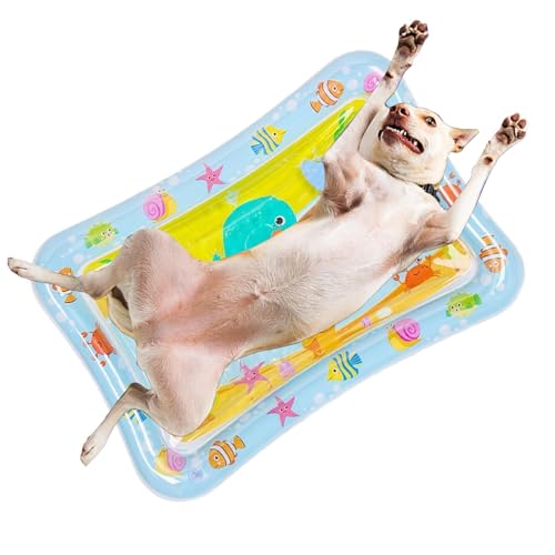 Sensor Water Playmat, Sensorische Wasser Spielmatte Für Katzen, Sommer Wasserspielmatte Für Kinder, Interaktives Katzenspielzeug, Wassermatte Sensorisches Spielzeug, Aufblasbare Bauchzeit Matte Sensor Water Playmat, Sensorische Wasser Spielmatte Für Katzen, Sommer Wasserspielmatte Für Kinder, Interaktives Katzenspielzeug, Wassermatte Sensorisches Spielzeug, Aufblasbare Bauchzeit Matte von Ranley