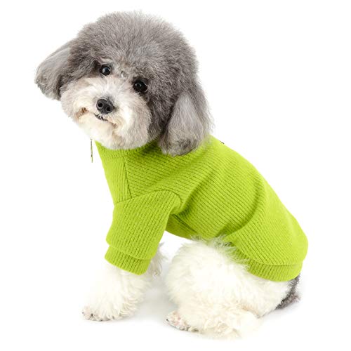 Timogee-Haustier Kleidung Hundemantel Kapuzenjacke Pullover warmer Pullover Welpe Herbst Wintermantel Soft Bequem Sweatshirt