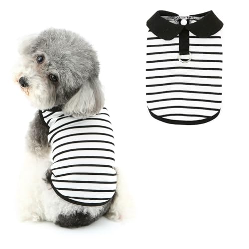 Ranphy Gestreifte Hundekleidung, passende Kleidung, Haustier-Shirt, Kleid, Basic, Welpen-T-Shirts, Weste für kleine Hunde, Mädchen, Jungen, Urlaub, Geburtstag, Party, Hunde-Outfits, Katzenbekleidung, Ranphy Gestreifte Hundekleidung, passende Kleidung, Haustier-Shirt, Kleid, Basic, Welpen-T-Shirts, Weste für kleine Hunde, Mädchen, Jungen, Urlaub, Geburtstag, Party, Hunde-Outfits, Katzenbekleidung, von Ranphy