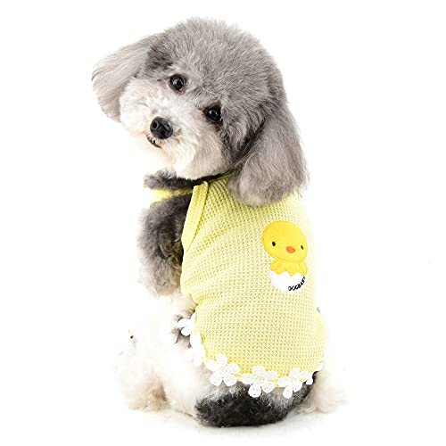 Ranphy Haustier-Kleidung für Jungen und Mädchen, für kleine Hunde, Welpen, Katzen, weich, atmungsaktiv, Baumwolle, ärmellos von Ranphy
