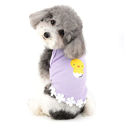 Ranphy Haustier-Kleidung für Jungen und Mädchen, für kleine Hunde, Welpen, Katzen, weich, atmungsaktiv, Baumwolle, ärmellos von Ranphy