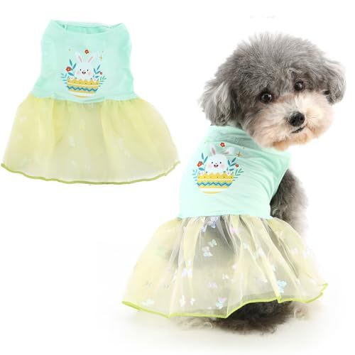 Ranphy Haustier-Osterkleidung, niedlich, bedrucktes Prinzessinnenkleid, Tüll-Tutu-Rock für XS, kleine Hunde, Welpen, einteiliges Outfit, Yorkie, Chihuahua, Festival, Party, Cosplay, Kostüm, Ranphy Haustier-Osterkleidung, niedlich, bedrucktes Prinzessinnenkleid, Tüll-Tutu-Rock für XS, kleine Hunde, Welpen, einteiliges Outfit, Yorkie, Chihuahua, Festival, Party, Cosplay, Kostüm, von Ranphy
