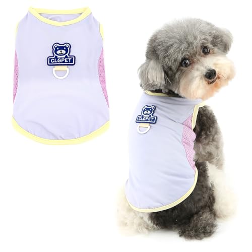 Ranphy Haustier-Sonnenschutzshirt für X-Small und kleine Hunde mit Ring für die Leine, cooles Netzgewebe, ärmellos, Tanktop, Yorkie, Chihuahua, Sommerkleidung, Katzenkleidung, Outdoor-Spaziergänge Ranphy Haustier-Sonnenschutzshirt für X-Small und kleine Hunde mit Ring für die Leine, cooles Netzgewebe, ärmellos, Tanktop, Yorkie, Chihuahua, Sommerkleidung, Katzenkleidung, Outdoor-Spaziergänge von Ranphy