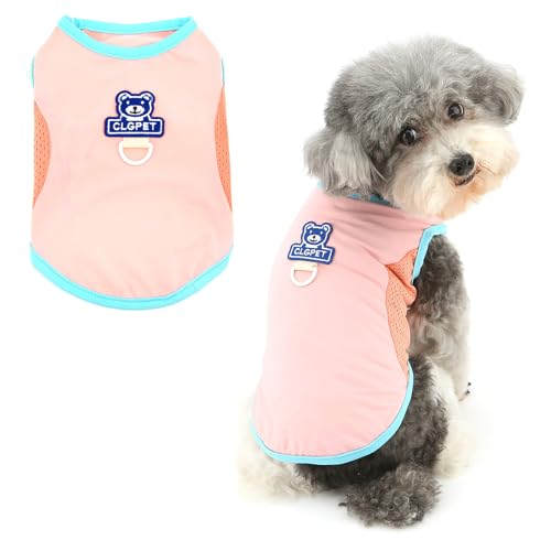 Ranphy Haustier-Sonnenschutzshirt für X-Small und kleine Hunde mit Ring für die Leine, cooles Netzgewebe, ärmellos, Tanktop, Yorkie, Chihuahua, Sommerkleidung, Katzenkleidung, Outdoor-Spaziergänge Ranphy Haustier-Sonnenschutzshirt für X-Small und kleine Hunde mit Ring für die Leine, cooles Netzgewebe, ärmellos, Tanktop, Yorkie, Chihuahua, Sommerkleidung, Katzenkleidung, Outdoor-Spaziergänge von Ranphy