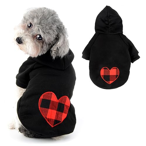 Ranphy Hunde-Kapuzenpullover für kleine, mittelgroße und große Hunde, Haustierkleidung, Pullover mit Hundepfote und Herzmuster, Welpen-Sweatshirt, Hunde-Outfit, Hund, Frühling, Herbst, Kleidung, Ranphy Hunde-Kapuzenpullover für kleine, mittelgroße und große Hunde, Haustierkleidung, Pullover mit Hundepfote und Herzmuster, Welpen-Sweatshirt, Hunde-Outfit, Hund, Frühling, Herbst, Kleidung, von Ranphy