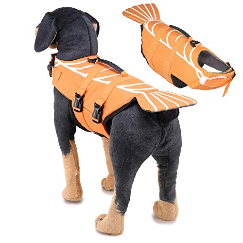 Ranphy Schwimmweste für Hunde, Garnelen-Form, Orange Ranphy Schwimmweste für Hunde, Garnelen-Form, Orange von Ranphy