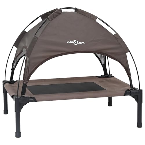 Rantry Erhöhtes Hundebett Braun Metall 76 x 62 x 70,5 cm Hundebett Model42008170 von Rantry
