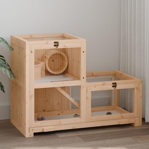 Rantry Hamsterkäfig 81x40x60 cm Massivholz Tanne Haustierkäfig Model172384 Rantry Hamsterkäfig 81x40x60 cm Massivholz Tanne Haustierkäfig Model172384 von Rantry