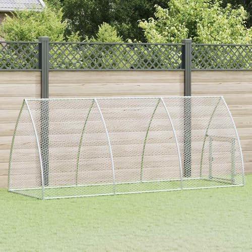Rantry Hühnerkäfig Silbern 300x105x120 cm Verzinkter Stahl Hühnerstall Model172553 Rantry Hühnerkäfig Silbern 300x105x120 cm Verzinkter Stahl Hühnerstall Model172553 von Rantry