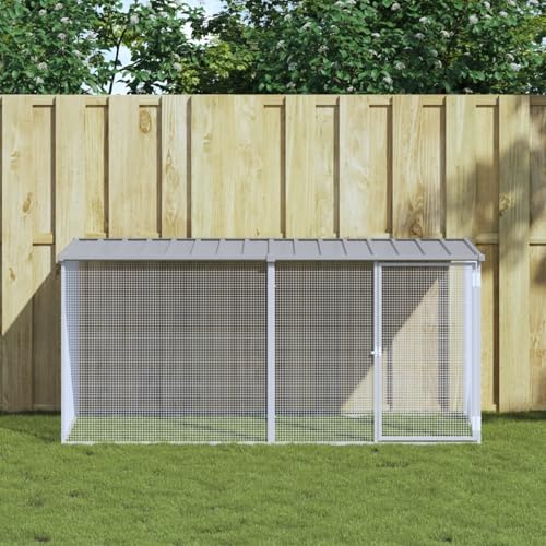 Rantry Hühnerkäfig mit Dach Hellgrau 203x98x90 cm Verzinkter Stahl Hühnerstall Model3189054 Rantry Hühnerkäfig mit Dach Hellgrau 203x98x90 cm Verzinkter Stahl Hühnerstall Model3189054 von Rantry