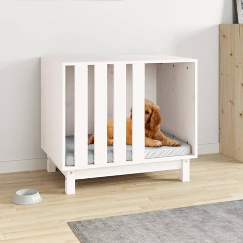 Rantry Hundehütte Weiß 70x50x62 cm Massivholz Kiefer Hundehütte Outdoor Model822482 Rantry Hundehütte Weiß 70x50x62 cm Massivholz Kiefer Hundehütte Outdoor Model822482 von Rantry