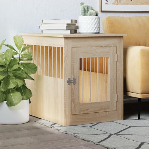 Rantry Hundekäfig im Möbelstil Sonoma-Eiche 55x75x65 cm Holzwerkstoff Hundebox Model838318 Rantry Hundekäfig im Möbelstil Sonoma-Eiche 55x75x65 cm Holzwerkstoff Hundebox Model838318 von Rantry