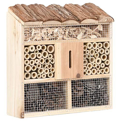 Rantry Insektenhotel 30 x 10 x 30 cm aus Tannenholz, Dekor für Möbel für Innen- und Außenbereiche, für Wohnzimmer, Büro, Schlafzimmer, Badezimmer Rantry Insektenhotel 30 x 10 x 30 cm aus Tannenholz, Dekor für Möbel für Innen- und Außenbereiche, für Wohnzimmer, Büro, Schlafzimmer, Badezimmer von Rantry
