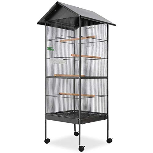 Rantry Käfig für Uelli aus Aiaio mit Dach 66 x 66 x 155 cm, Möbel für Haus, Innen- und Außenbereich, Wohnzimmer, Schlafzimmer, Dekoration für Möbel Rantry Käfig für Uelli aus Aiaio mit Dach 66 x 66 x 155 cm, Möbel für Haus, Innen- und Außenbereich, Wohnzimmer, Schlafzimmer, Dekoration für Möbel von Rantry