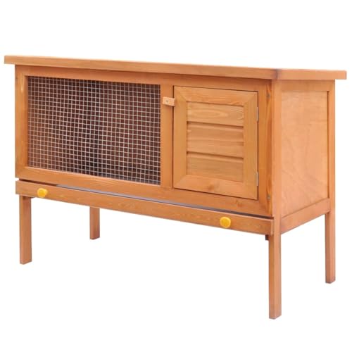 Rantry Kaninchenstall Kleintierhaus Hasenstall 1 Ebene Holz Kaninchenkäfig Hundebedarf Model170157 Rantry Kaninchenstall Kleintierhaus Hasenstall 1 Ebene Holz Kaninchenkäfig Hundebedarf Model170157 von Rantry