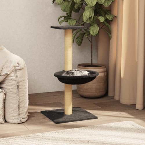 Rantry Katzenbaum mit Kratzbaum Sisal Dunkelgrau 74 cm, Katzenspielzeug, Katzenspielzeug, Kratzbaum für Katzen, Kratzbaum Rantry Katzenbaum mit Kratzbaum Sisal Dunkelgrau 74 cm, Katzenspielzeug, Katzenspielzeug, Kratzbaum für Katzen, Kratzbaum von Rantry